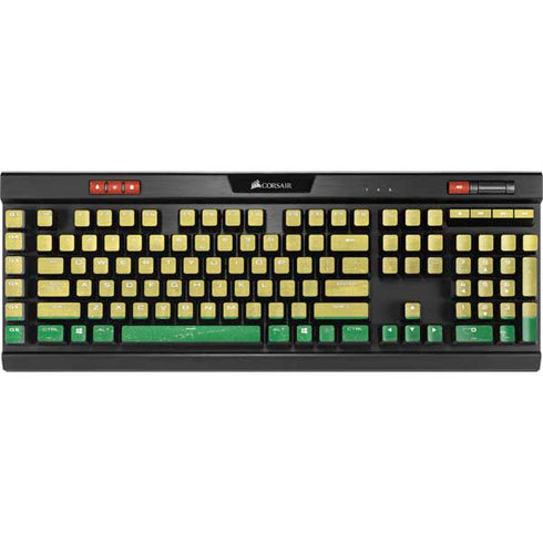 Bolivia Flag Distressed K95 RGB PLATINUM Mechanical Gaming Keyboard Skin
